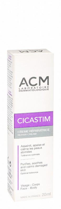 ACM Cicastim Purifying, Soothing & Repairing Facial & Body Cream for Damaged Skin