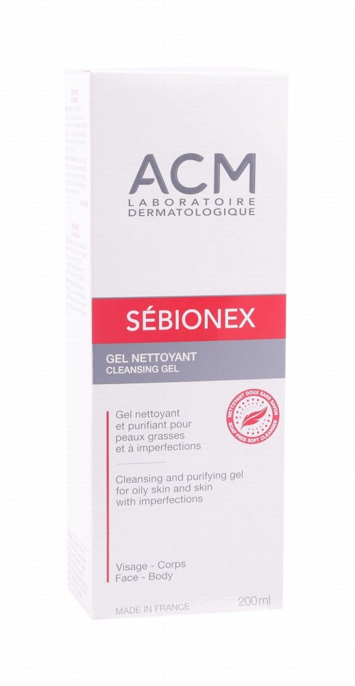 ACM Sebionex Body & Facial Cleansing Gel for Oily Skin - soap free