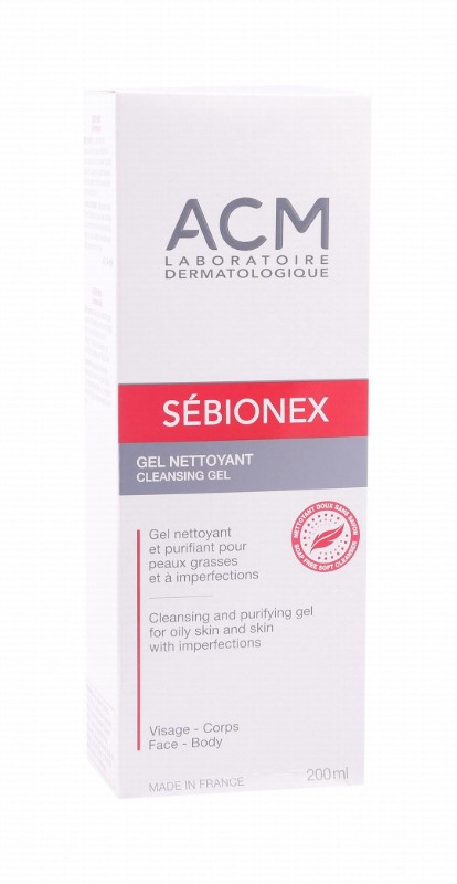 ACM Sebionex Body & Facial Cleansing Gel for Oily Skin - soap free