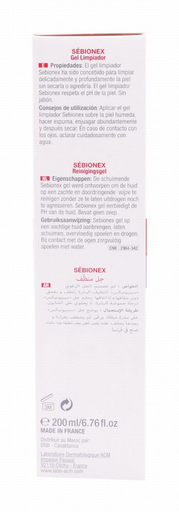 ACM Sebionex Body & Facial Cleansing Gel for Oily Skin - soap free