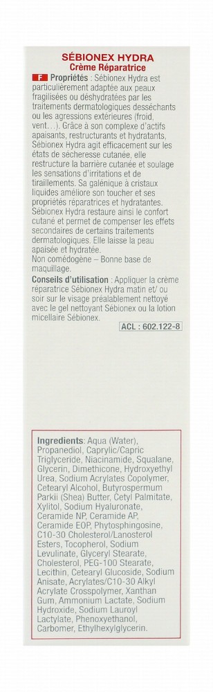 ACM Sebionex Hydra Face Repair Cream for Dry & Weakened Skin - non comedogenic