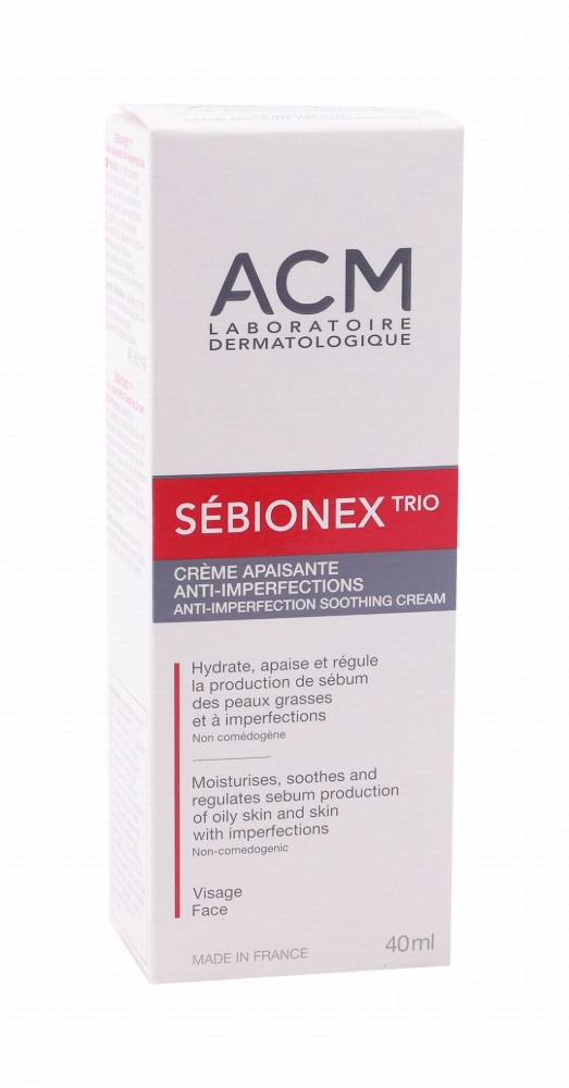 ACM Sebionex Trio Anti-Imperfection Soothing Face Cream - non comedogenic