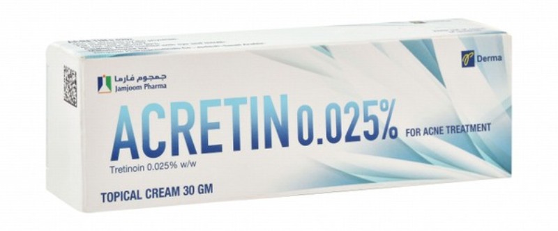 Acretin 0.025% Tretinoin Cream for Treating Acne