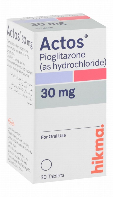 Actos 30mg Pioglitazone Hydrochloride