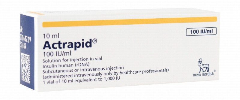 Actrapid 100IU/ml Insulin