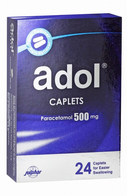 Adol 500mg Paracetamol Fever & Pain Relief
