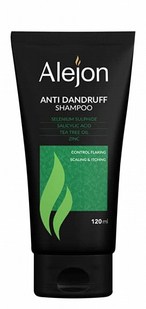 Alejon Anti-Dandruff Shampoo with Salicylic Acid, Tea Tree Oil & Zinc for All Hair Types