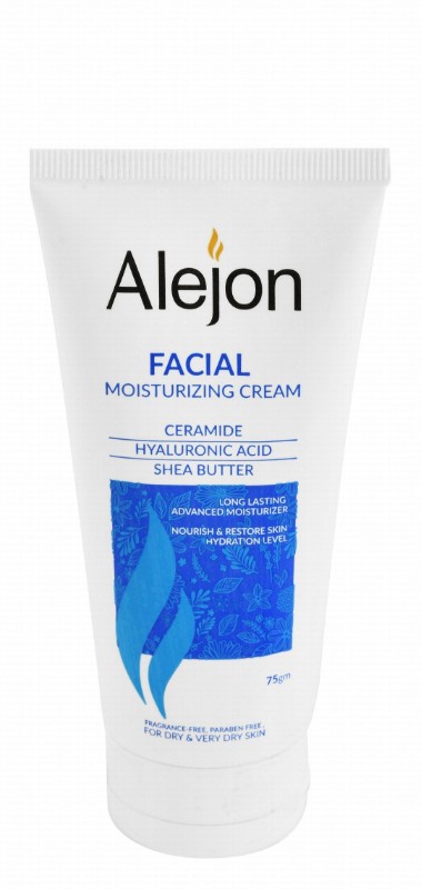 Alejon Moisturizing, Nourishing & Restoring Face Cream with Ceramide, Hyaluronic Acid & Shea Butter for Dry & Very Dry Skin - fragrance free, parabens free