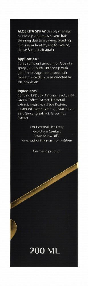 Aloekita Hair Growth Spray with Nano LPD Technology