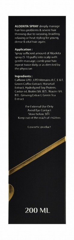 Aloekita Hair Growth Spray with Nano LPD Technology