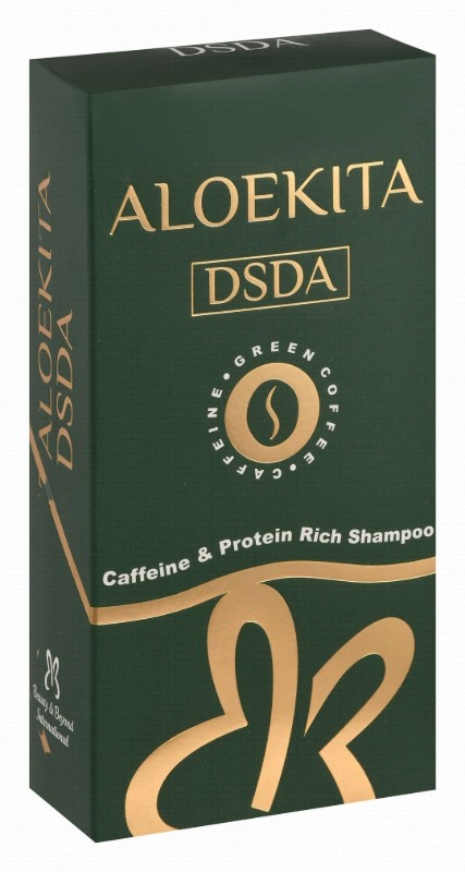 Aloekita Protein Rich Shampoo with Caffeine & Green Coffee Extract for Covered Hair