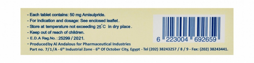 Amipride 50mg Amisulpride
