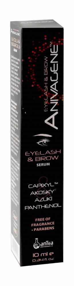 Anivagene Serum with Capixyl, Akosy, Azuki & Panthenol for Thin & Fragile Lashes - parabens free, fragrance free