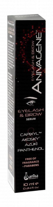 Anivagene Serum with Capixyl, Akosy, Azuki & Panthenol for Thin & Fragile Lashes - parabens free, fragrance free