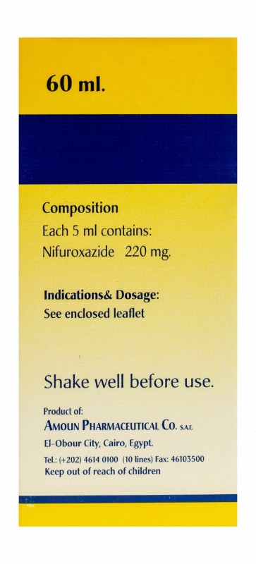 Antinal 220mg Nifuroxazide for Treating Diarrhea