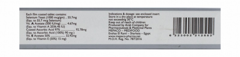 Antox Selenium, Vitamins A, C & E Dietary Supplement