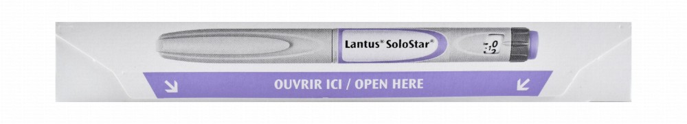 Apidra Solostar 100units/ml Insulin Glulisine Solution Pens for Subcutaneous Injection