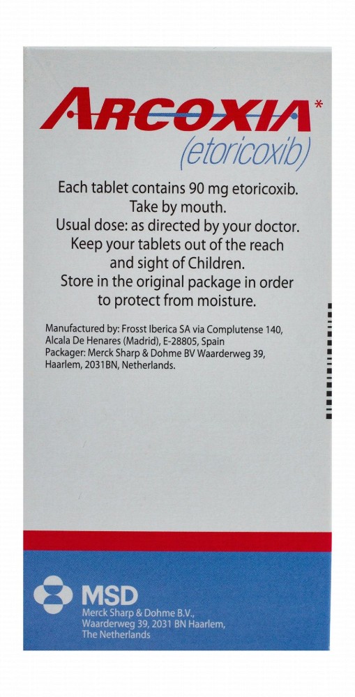 Arcoxia 90mg Etoricoxib for Arthritis