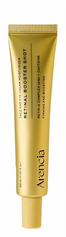 Arencia Moisturizing, Firming & Boosting Eye & Facial Booster Shot with Retinal & Caffeine