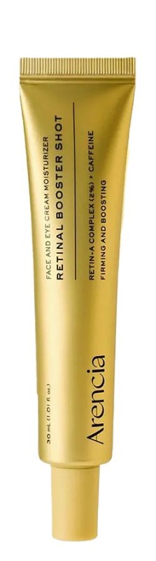 Arencia Moisturizing, Firming & Boosting Eye & Facial Booster Shot with Retinal & Caffeine
