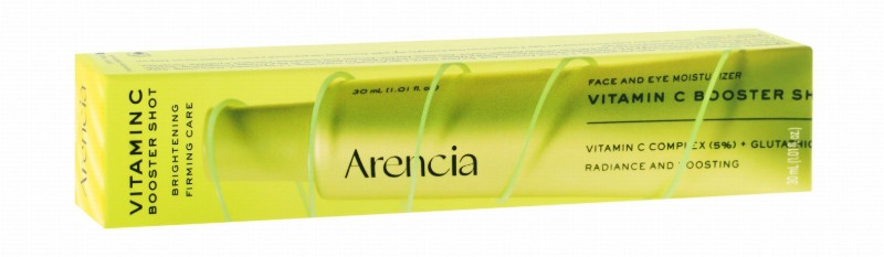 Arencia Moisturizing, Radiating & Boosting Eye & Facial Booster Shot with Vitamin C & Glutathione