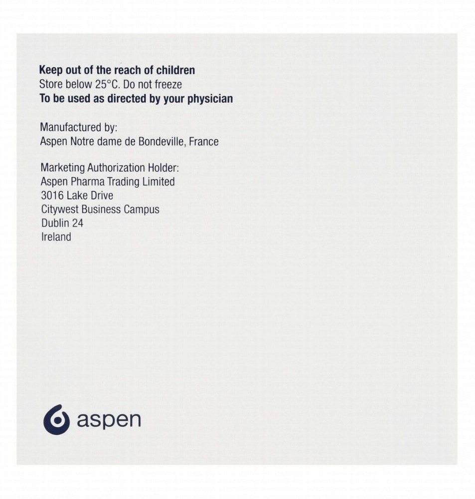 Arixtra 2.5mg/0.5ml Fondaparinux Sodium Pre-Filled Syringes for Subcutaneous or Intravenous Use