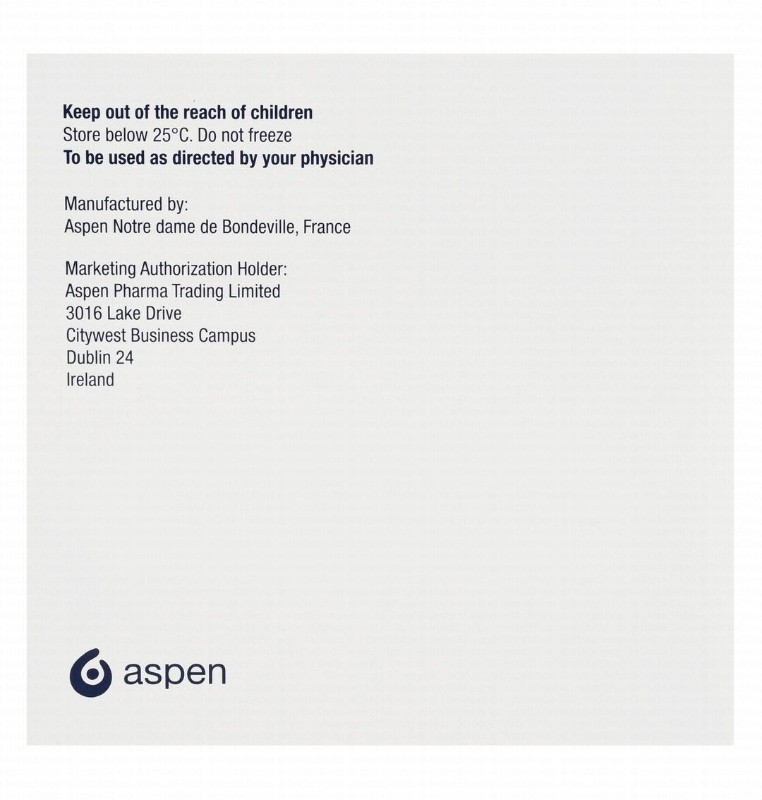 Arixtra 2.5mg/0.5ml Fondaparinux Sodium Pre-Filled Syringes for Subcutaneous or Intravenous Use