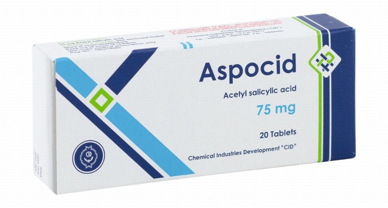 Aspocid 75mg Acetyl Salicylic Acid for Fever & Mild Pain