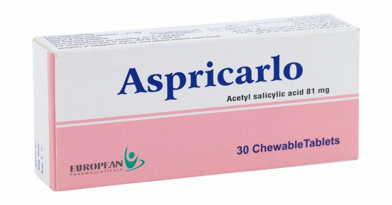 Aspricarlo 81mg Acetyl Salicylic Acid Chewables