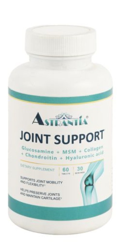 Astrantia 1500mg Glucosamine HCL & 200mg Chondroitin Sulfate Joints & Cartilages Mobility & Flexibility Support Supplement with MSM, Hydrolyzed Collagen II & Hyaluronic Acid