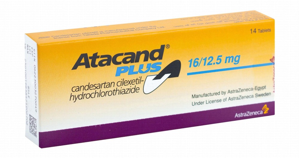 Atacand Plus 16mg Candesartan Cilexetil & 12.5mg Hydrochlorothiazide