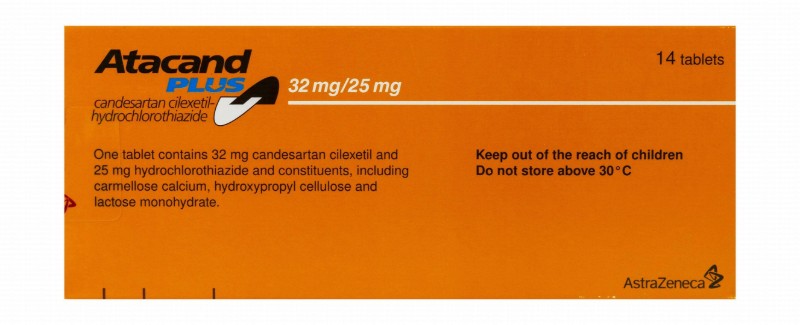 Atacand Plus with 32mg Candesartan Cilexetil & 25mg Hydrochlorothiazide