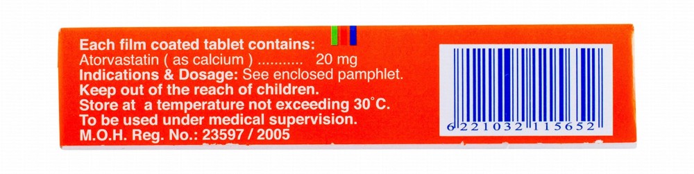 Ator 20mg Atorvastatin