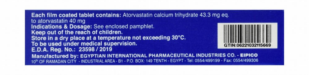 Ator 40mg Atorvastatin