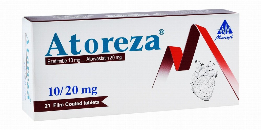 Atoreza 20mg Atorvastatin & 10mg Ezetimibe