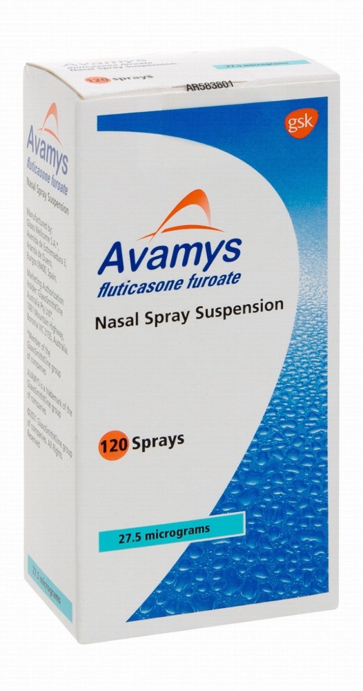 Avamys 27.5mcg Fluticasone Furoate Nasal Spray Suspension