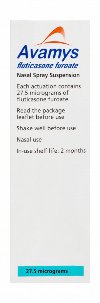 Avamys 27.5mcg Fluticasone Furoate Nasal Spray Suspension