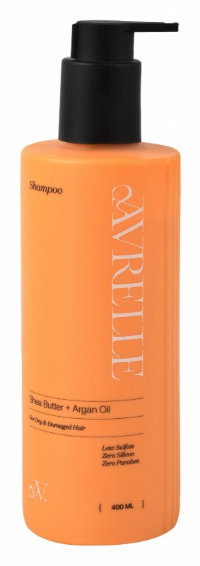 Avrelle Hydrating Shampoo with Shea Butter & Argan Oil for Dry & Damaged Hair - low sulfate, silicone free, parabens free