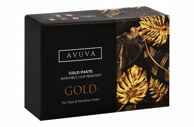 Avuva Gold Washable Hair Removal Paste for Face & Sensitive Areas