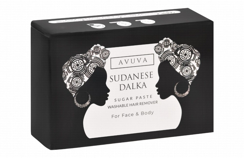 Avuva Sudanese Dalka Washable Face & Body Hair Remover Sugar Paste for All Skin Types