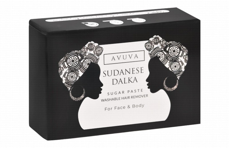 Avuva Sudanese Dalka Washable Face & Body Hair Remover Sugar Paste for All Skin Types