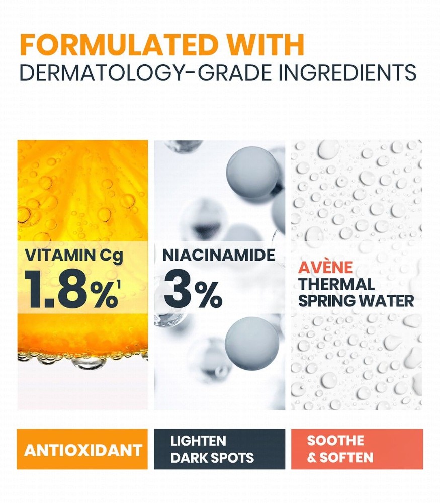 Avène Eau Thermale Activ Anti-Wrinkle Face Serum with Vitamin Cg, Niacinamide & Bakuchiol for Sensitive Skin