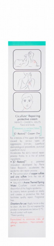 Avène Eau Thermale Cicalfate Restorative Cream with Copper & Zinc for Face & Body with Sensitive Fragile Skin - fragrance free