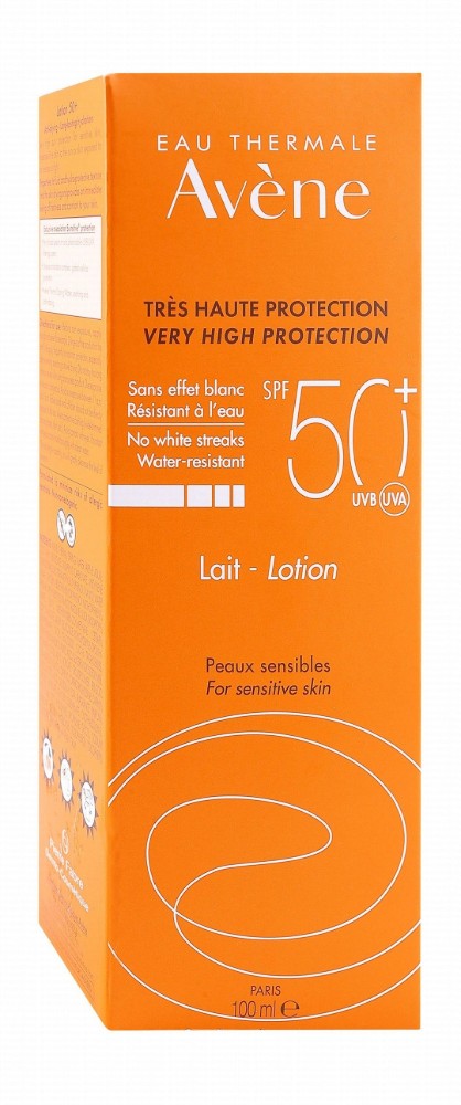 Avène Eau Thermale Very High Protection Face & Body Sunscreen for Sensitive Skin SPF50+ - non comedogenic