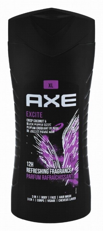 Axe Excite 3in1 Refreshing Body, Face & Hair Wash Crisp Coconut & Black Pepper Scent