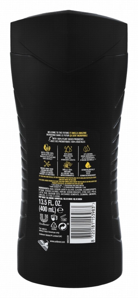 Axe Excite 3in1 Refreshing Body, Face & Hair Wash Crisp Coconut & Black Pepper Scent