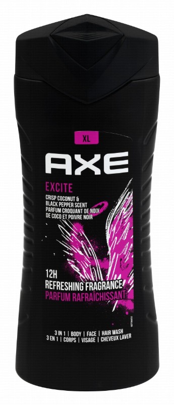 Axe Excite 3in1 Refreshing Body, Face & Hair Wash Frozen Pear & Cedarwood Scent