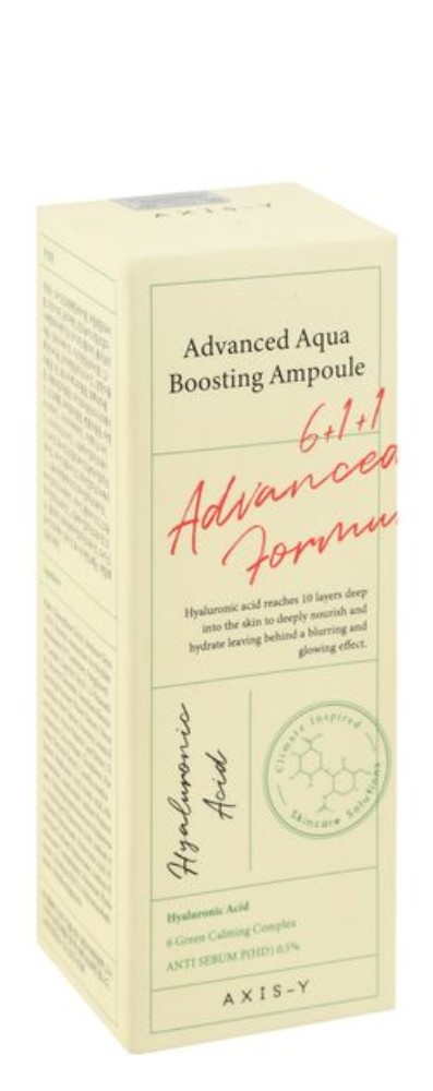 Axis-Y Advanced Aqua Boosting Facial Ampoule Serum with Hyaluronic Acid