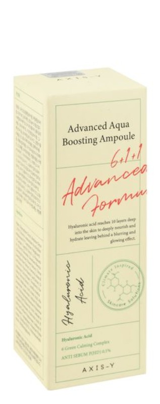 Axis-Y Advanced Aqua Boosting Facial Ampoule Serum with Hyaluronic Acid