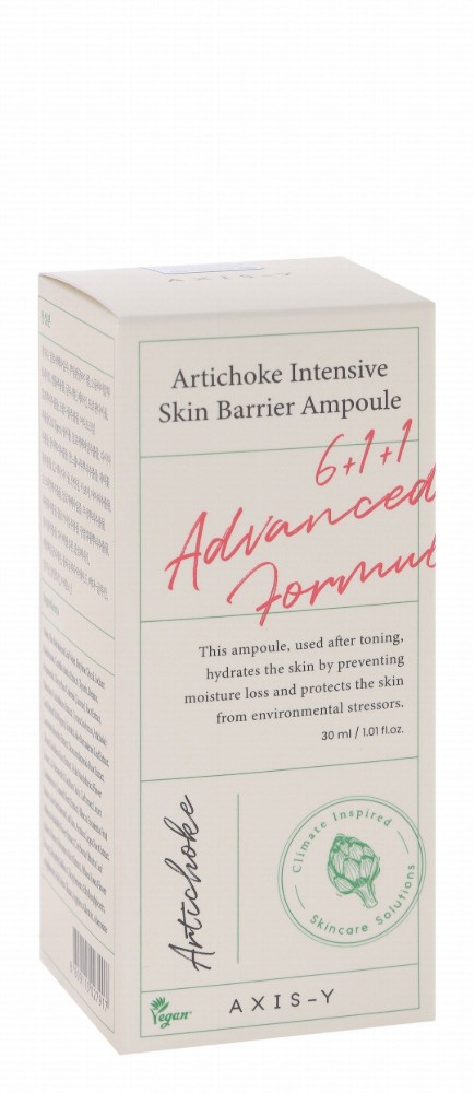 Axis-Y Artichoke Hydrating, Moisturizing & Protecting Intensive Skin Barrier Face Ampoule - vegan